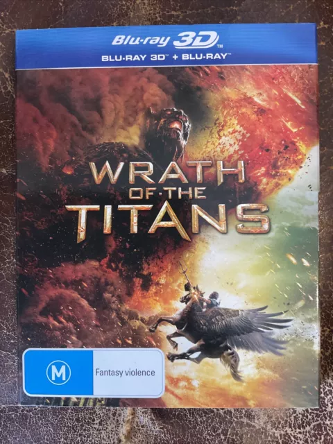 Wrath of the Titans 3D Steelbook (3D Blu-ray/Blu-ray/DVD,3 Disc Set)