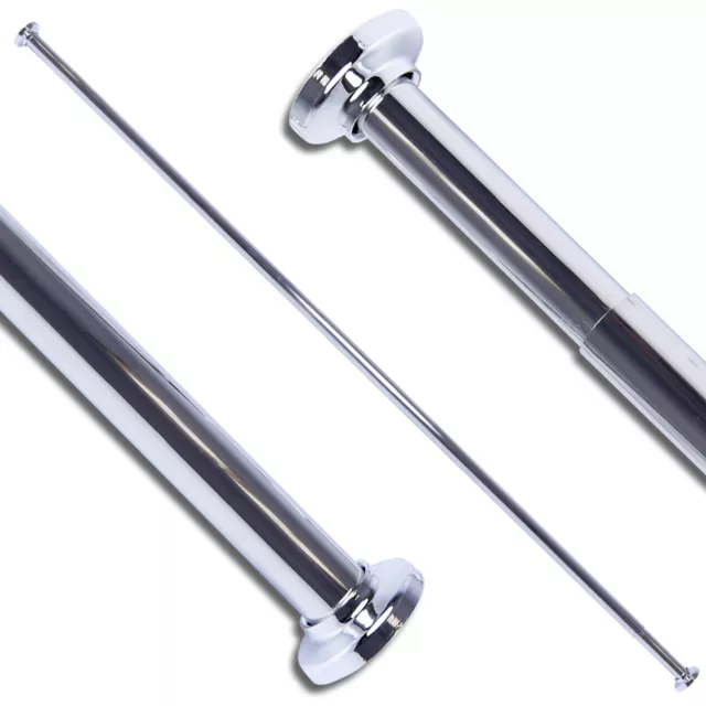 Shower Curtain Rail Rod Extendable 70-120/125-220 Telescopic Pole HomeCentre®