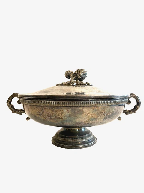 Casserole émaillée Vintage MAGEFESA – Années 70, Décor Floral Et Coq, Vert