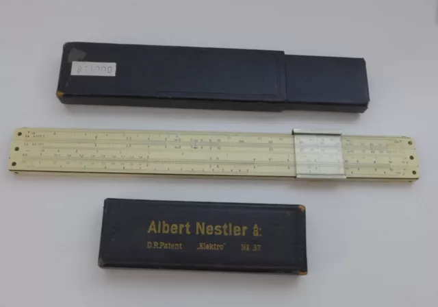 Rechenschieber Albert Nestler Electro No. 37