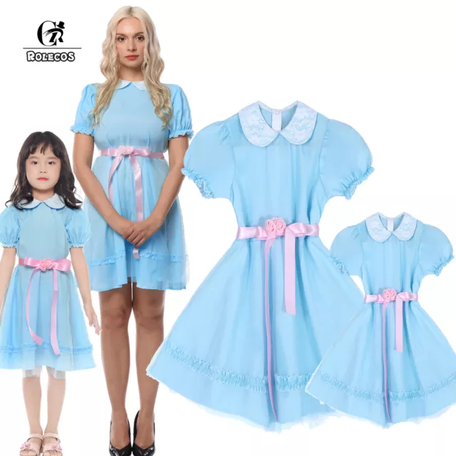 HALLOWEEN COSTUME THE Shining Lisa & Louise Grady Twins Blue Dress ...
