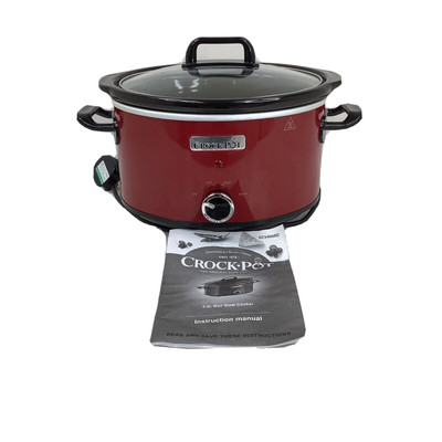 3.5 L Crock-Pot SCV400RD-060 Pentola Elettrica Rosso 