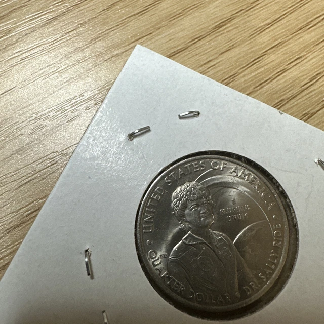 2022 P Dr. Sally Ride Quarter MAJOR ERROR Ghost Comet Tail