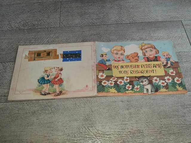 livre ancien vos nouveaux petits amis vous regardent enfantina pop up yeux mobil