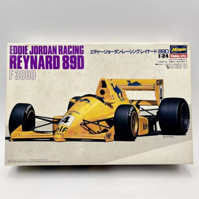 Hasegawa 23004 Eddie Jordan Reynard 89D F3000 1:24 Scale Model Kit -New Unsealed