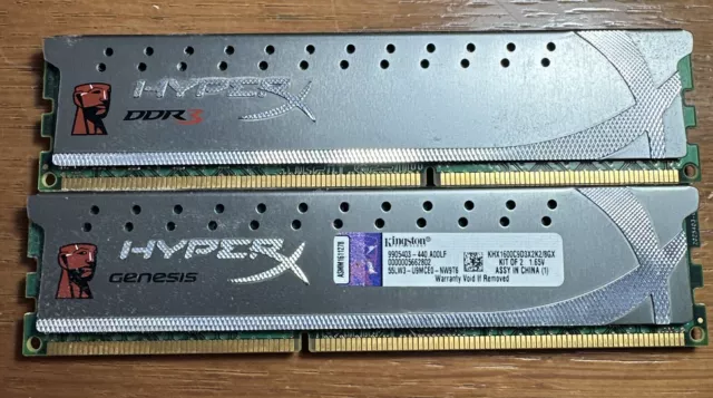 Kingston HyperX Genesis Grey 8GB (2x4GB) DDR3 1600MHz