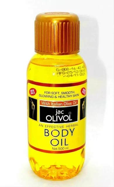 Huile végétale polyvalente Jac Olivol Body Oil de 500 ML - Livraison...