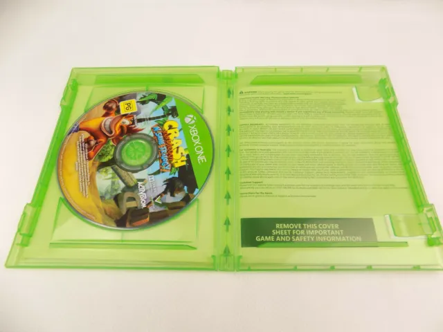 Mint Disc Xbox One Crash Bandicoot NSane Trilogy N-Sane Free Postage 3