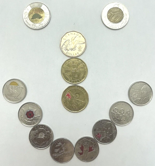 Canadian Dollars - Coin - Lot de 13 pièces de Collection Limitée