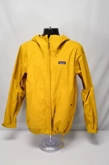 Patagonia Torrentshell 3L Mens Yellow Rain Jacket DAMAGE