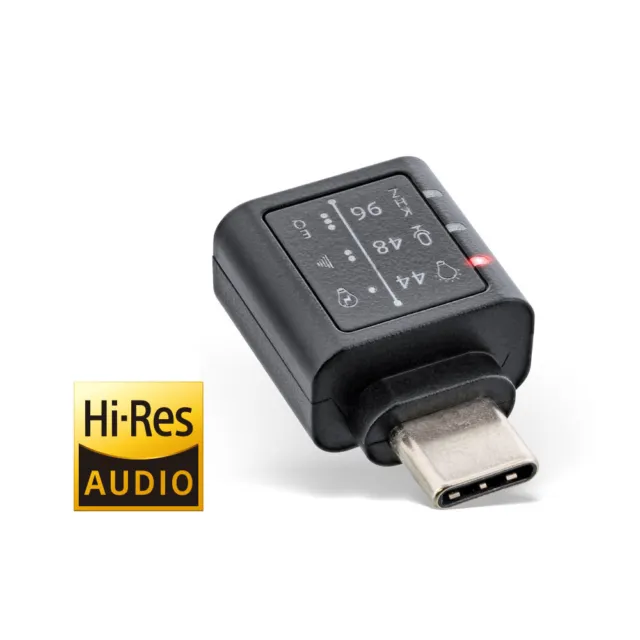 3 adattatori audio ad alta risoluzione InLine® mini USB-C 96 KHz, presa USB-C da 3,5 mm