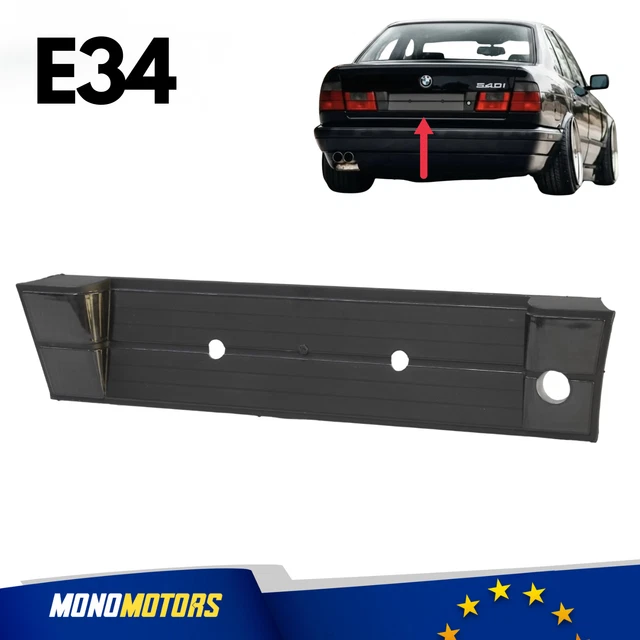 Cadre Plaque Immatriculation Arrière Solicitous Pour BMW Série 5 E34 525i - Rouge