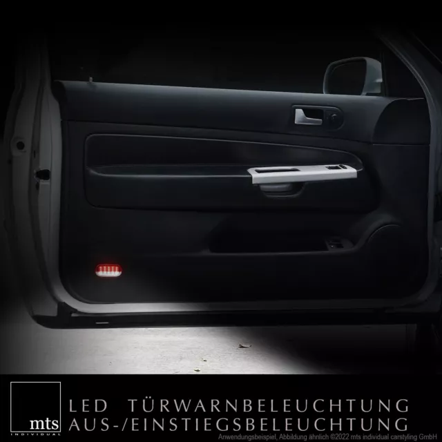 LED Türwarnleuchte Einstiegsbeleuchtung Leuchte VW Golf Skoda Octavia Seat Ford 2