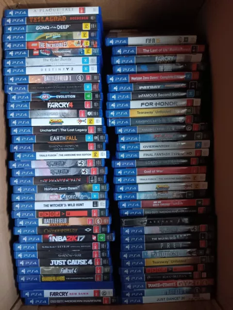 ps4 various games FREE postage cheap call of duty