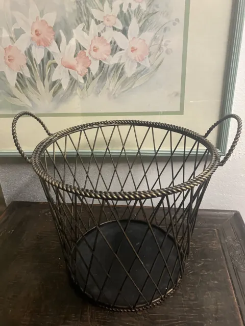 Decorative Wrought Iron Basket