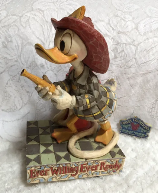 Enesco Disney Traditions Jim Shore Ever Willing Ever Ready Donald Duck 4006880