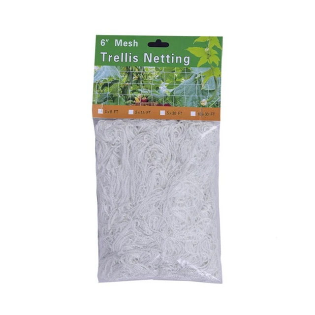 Garden Plant Climbing Net Polyester Grape Vine Grow Support Trellis Netting
