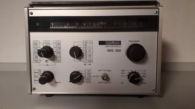 Nordmende SRG 389 Sinus Rechteck Generator "funktionsfähig"