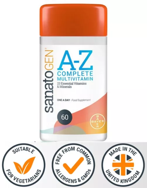 Santogen Complete Multivitamin A-Z Health Immunity Booster  60 Tablets