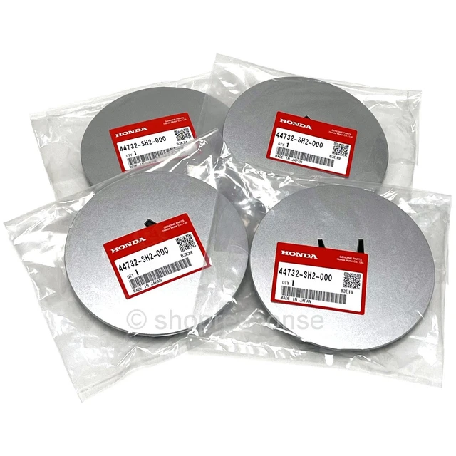 OEM HONDA 9091 CRX Si Wheel Center Caps Set of 4 44732SH2000 Genuine
