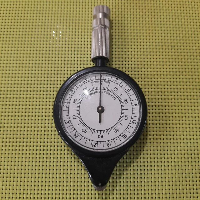 MINI OUTDOOR MAP Measurer Distance Caculator Mapping Tool Gear Metal ...