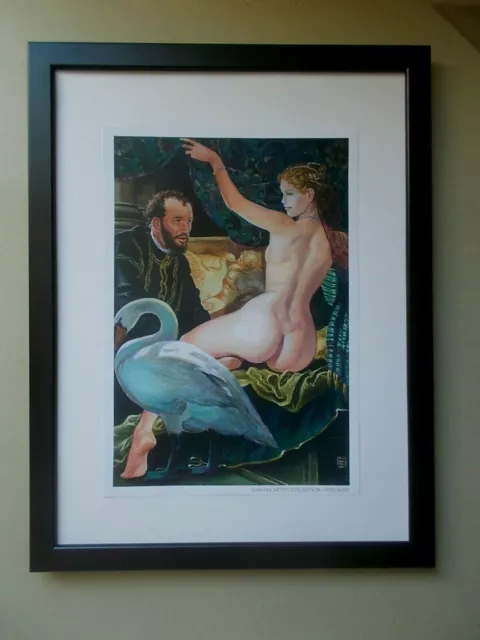 Milo Manara ( Print ) " Hommage a  Veronese " , non signée