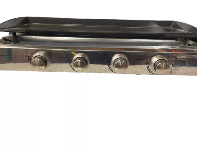 4 Burner Portable LPG Gas BBQ Table Top Griddle