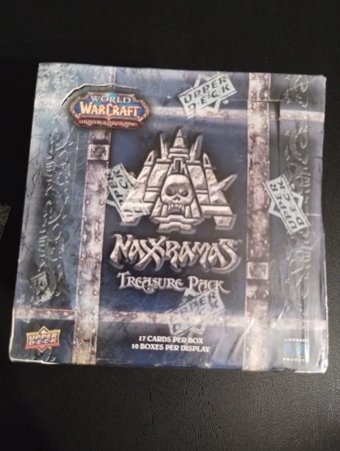 World of Warcraft TCG Naxxramas Treasure Pack Booster Box FACTORY SEALED!! WOW 3