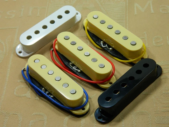 Vintage Stratocaster Guitar Pickups Single coil Alnico V Fender Strat Squier.