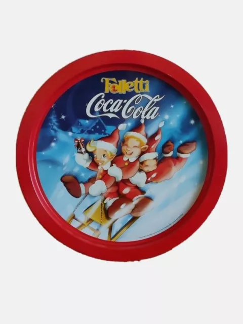 Vassoio in latta "Folletti Coca-Cola" 🍹