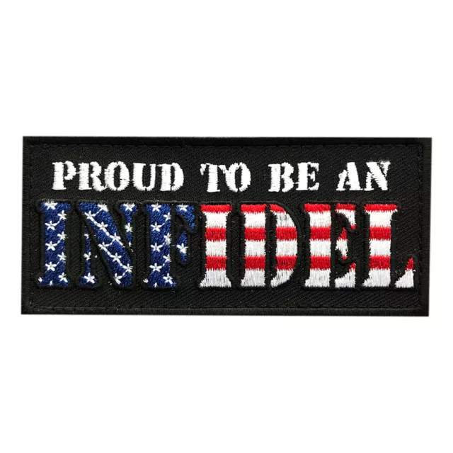 Infidel Proud To Be Usa Hook Fastener Patch