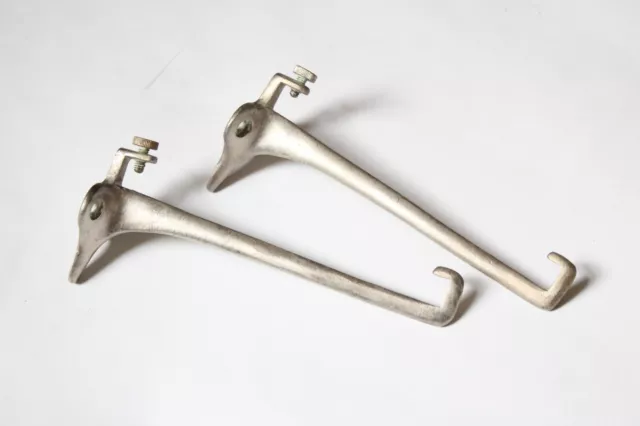 antique bathroom shelf supports | vtg glass shelf brackets victorian bath deco