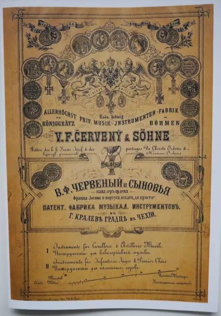 Cerveny & Söhne - Reprint Katalog von ca. 1880