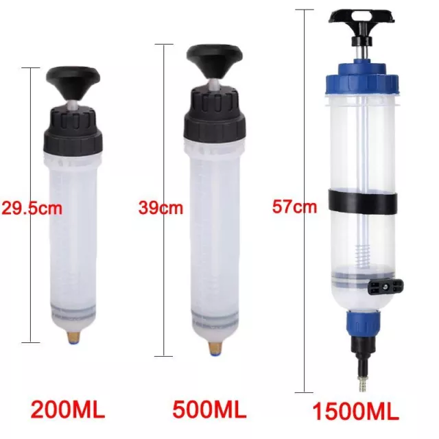 Car Oil Fluid Extractor Hand Pump Change Manual Suction Vacuum Fuel Transfers