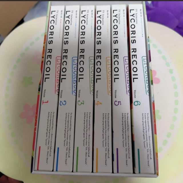 LYCORIS RECOIL ANIME Blu-ray Set Vol. 1-6 Complete Tested Japan £228.75 ...