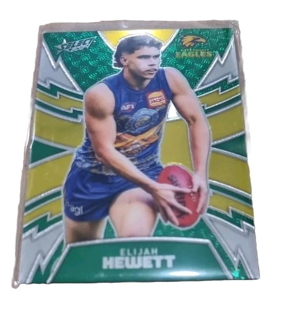 2024 AFL FOOTY Stars Kmart Luminous Green & Gold Thunderbolt Elijah