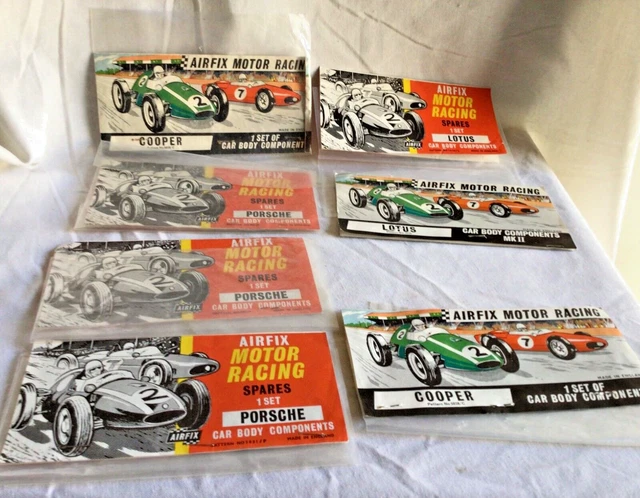 VINTAGE VARIOUS AIRFIX Motor Racing Packaging $15.00 - PicClick AU