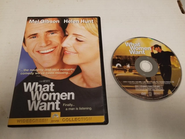 What Woman Want DVD Mel Gibson & Helen Hunt