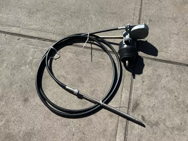 Teleflex Marine Boat Steering rack with 14ft cable