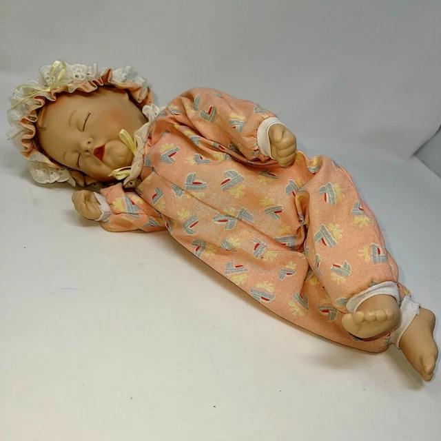 Yolanda Bello Sleeping Baby Doll Hand painted Porcelain- Ashton Drake Galleries