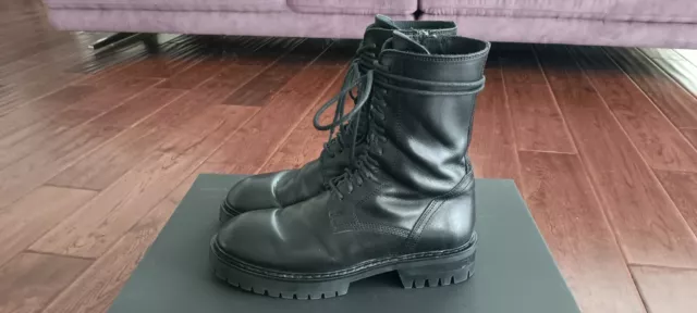 Ann Demeulemeester Alec Combat Boots Size 38 with box