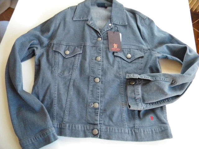 Veste Blouson Jean Teddy Smith Bleu Moyen - Taille 3 - Occasion Très Bon état - Femme