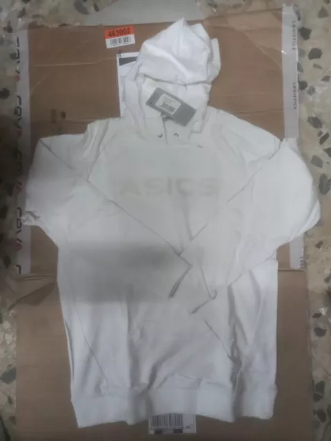 ASICS FELPA CON cappuccio Donna Taglia IT 38 lilla grigio chiaro
