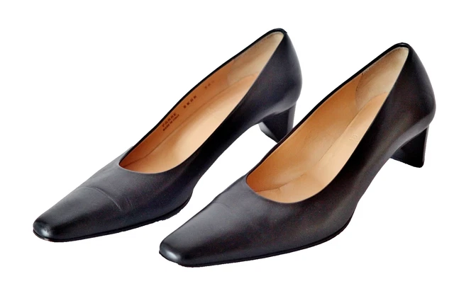 Escarpins En Cuir Marron Vitanza - Taille 39 - Talons Moyens - Très Bon état