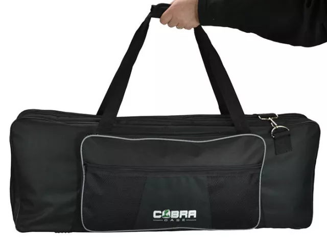 76 Key Keyboard Bag Deluxe 10mm Padding - 1300 x 450 x 170mm - Thick foam lining