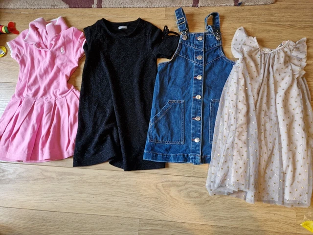pacchetto vestiti ragazze età 6-7 anni top sboot abiti pantaloncini 2
