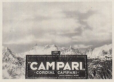 Z4204 Cordial Campari Liquor, Pubblicità epoca, 1940 Vintage advertising