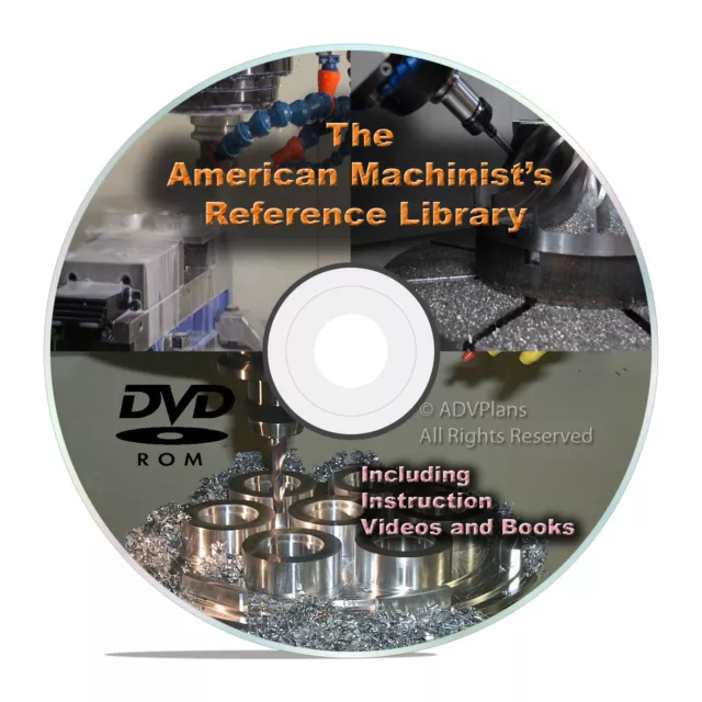 American Machinist Reference Library Machinery Handbook Shop Tool Manuals CD V24