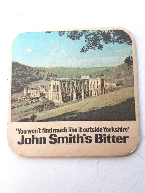 Vintage JOHN SMITH'S  -  Bitter  ...  Cat No'36  Beer mat / Coaster