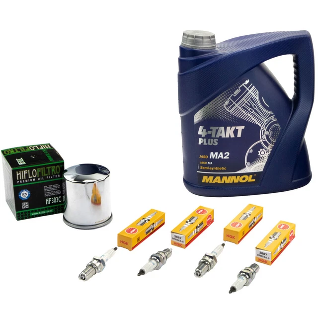 Kit D’Entretien Pour Yamaha YFM 350 Bruin 2x4 – Huile, Filtre, Bougie – Maintenance Complète - 3